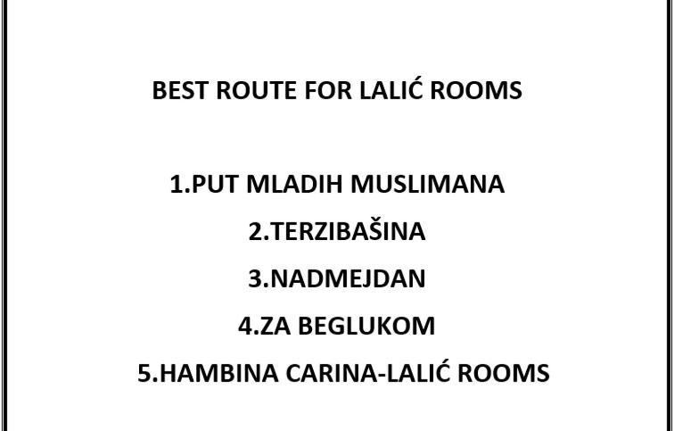 Lalic Rooms سراييفو المظهر الخارجي الصورة